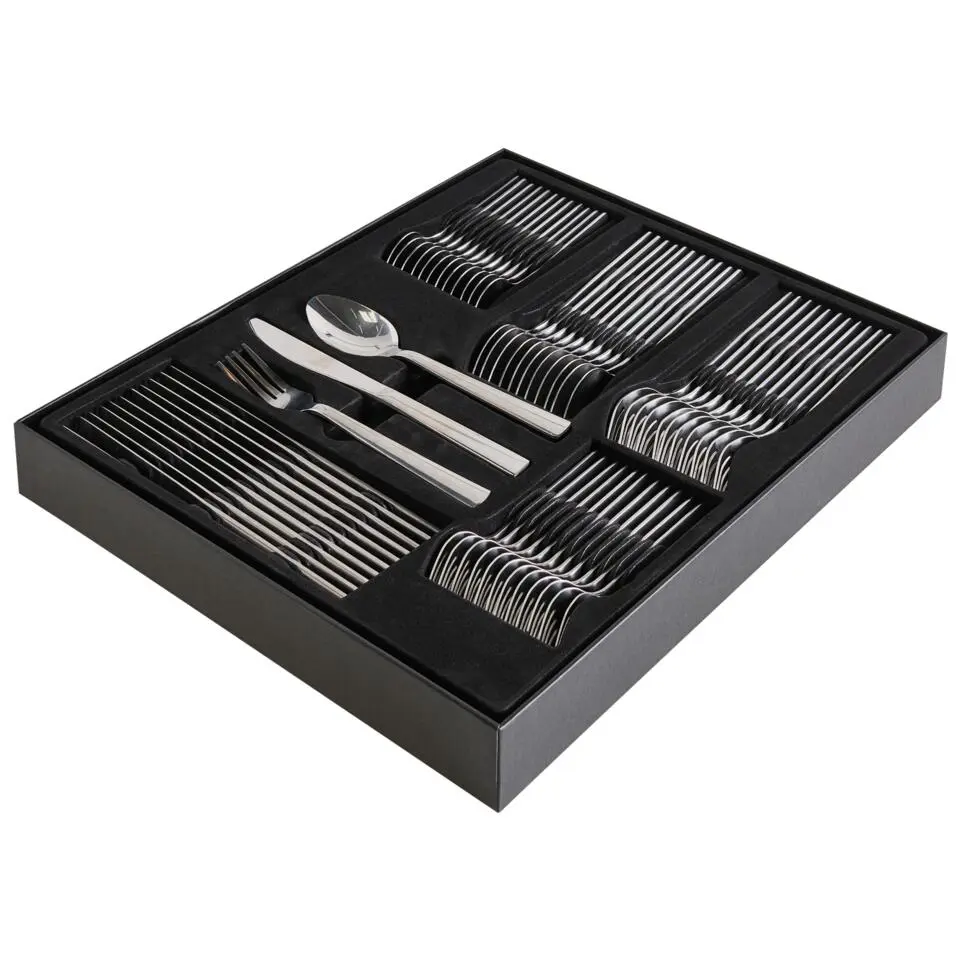 PENNE - Bestekset 60-delig - Zilver - RVS