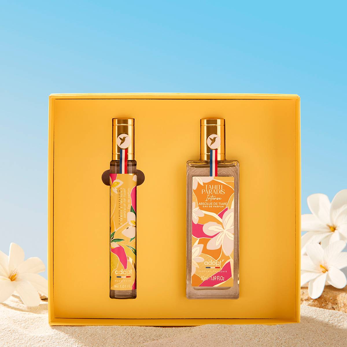 Tahiti Paradis & son IntenseCoffret Eau de parfum 30ml   50ml intense