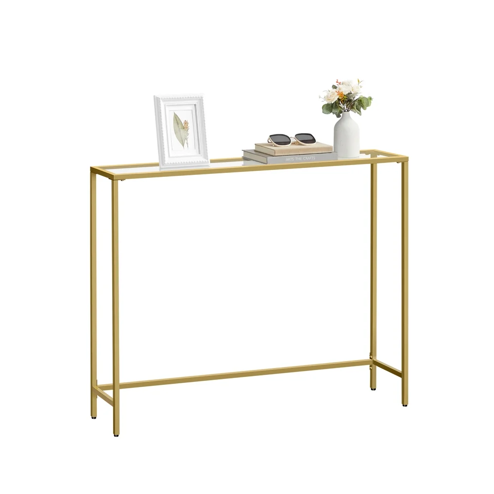 Table console en verre