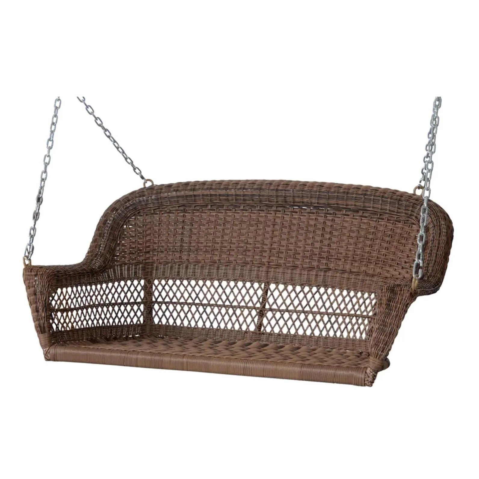 Resin Wicker Porch Swing