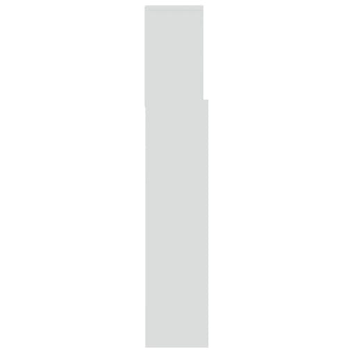NNEVL Headboard Cabinet White 180x19x103.5 cm