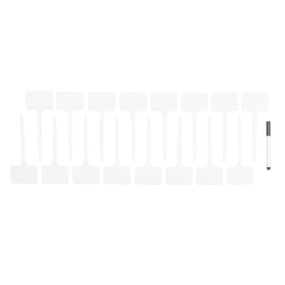 étiquette à planter x17 en plastique blanc H14cm