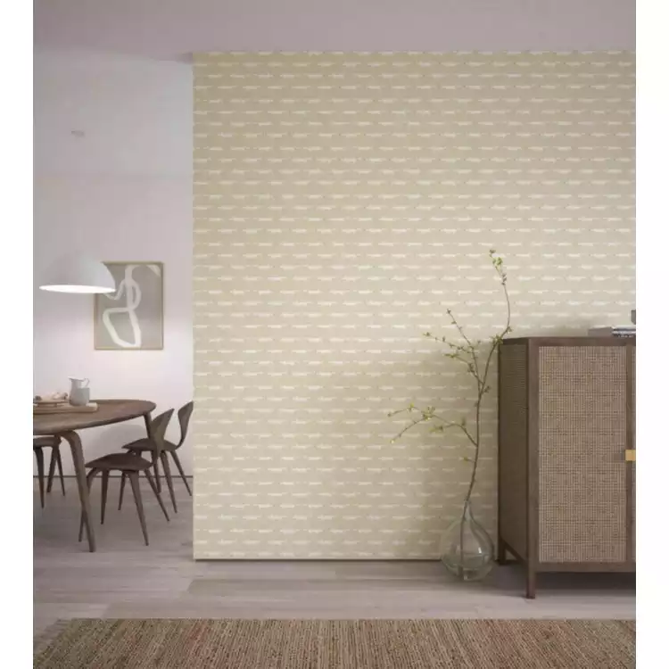 Scion Little Fox Snow Brown Wallpaper