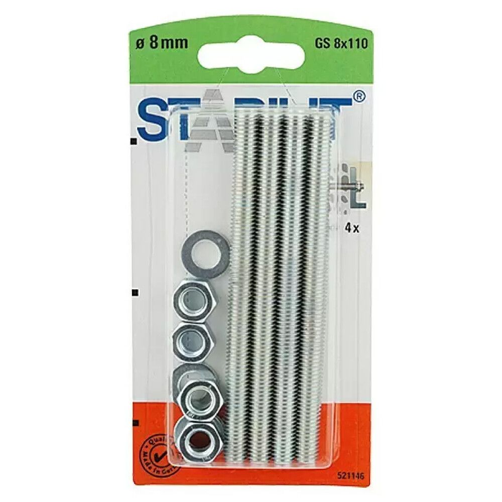 GJENGESTANG STABILIT 8X110MM 4STK