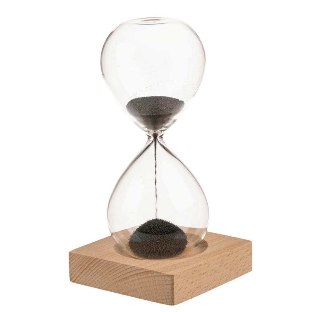 - Sablier de décoration magnétique noir