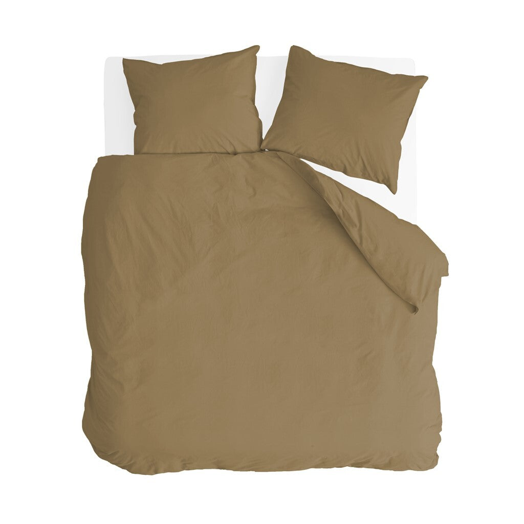 Byrklund - Dekbedovertrek Go Velvet - 200x220 cm - Honing Mosterd
