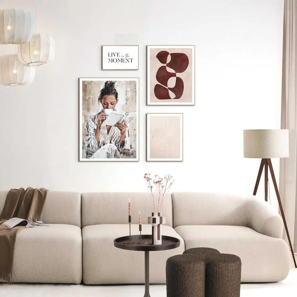 Set poster met lijst - Moment voor jezelf