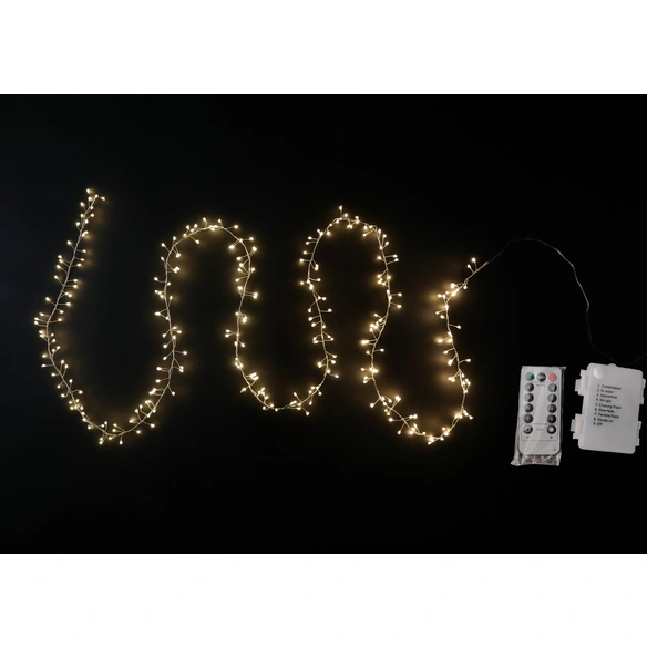 LED-Lichterkette, 300 Lichter, warmweiß