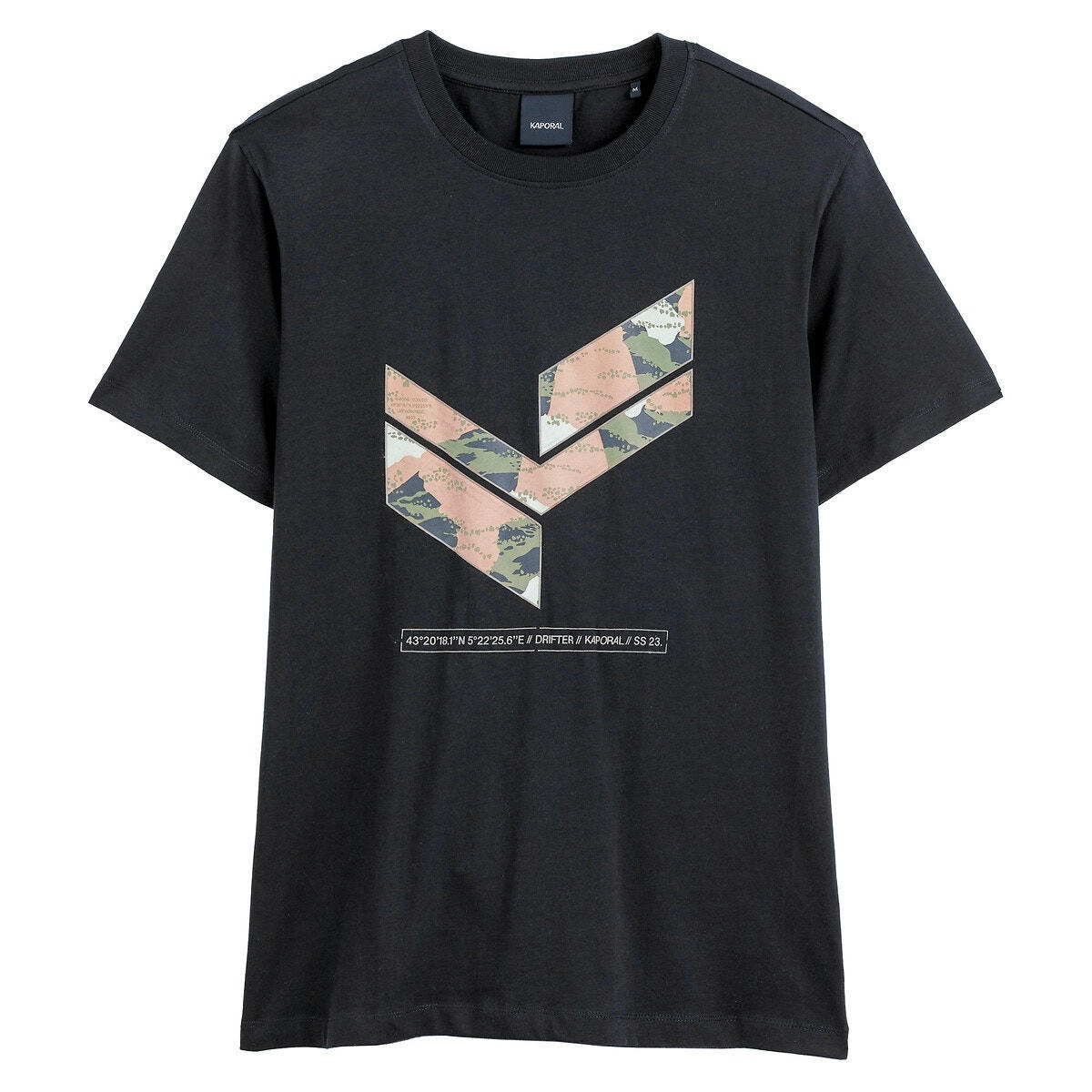 T-shirt col rond imprimé Clay