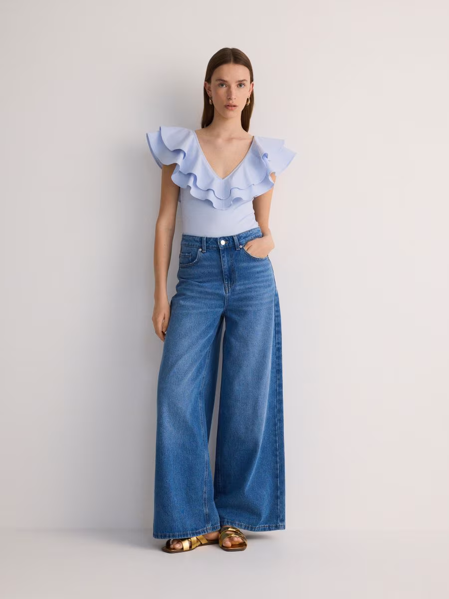 Bodysuit With Ruffle Details