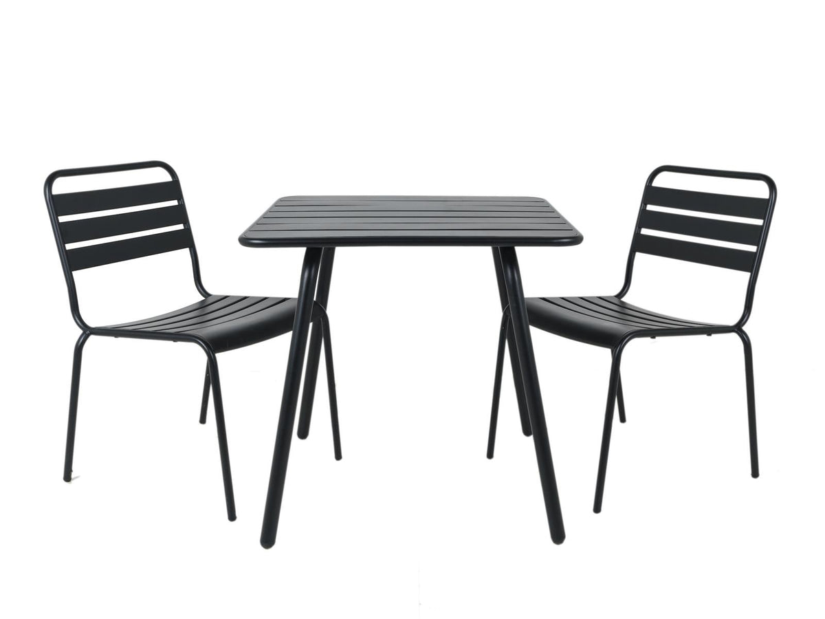MaximaVida metalen tuinset Max zwart 80 cm