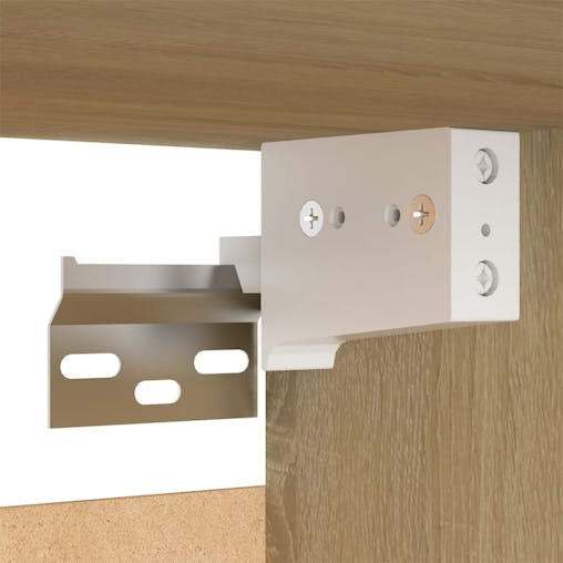 NNEVL Bedside Cabinet Sonoma Oak 30.5x30x30 cm Chipboard