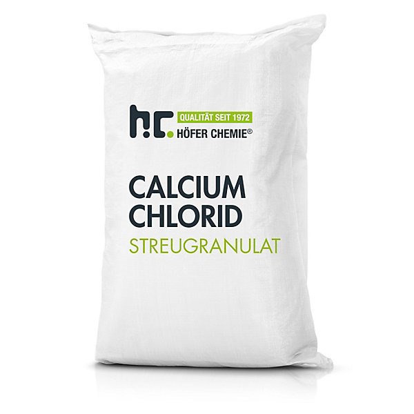 Höfer Chemie Chlorure De Calcium 1 x 25 Kg, Sel De Déneigement Et Déshumidificateur Polyvalent
