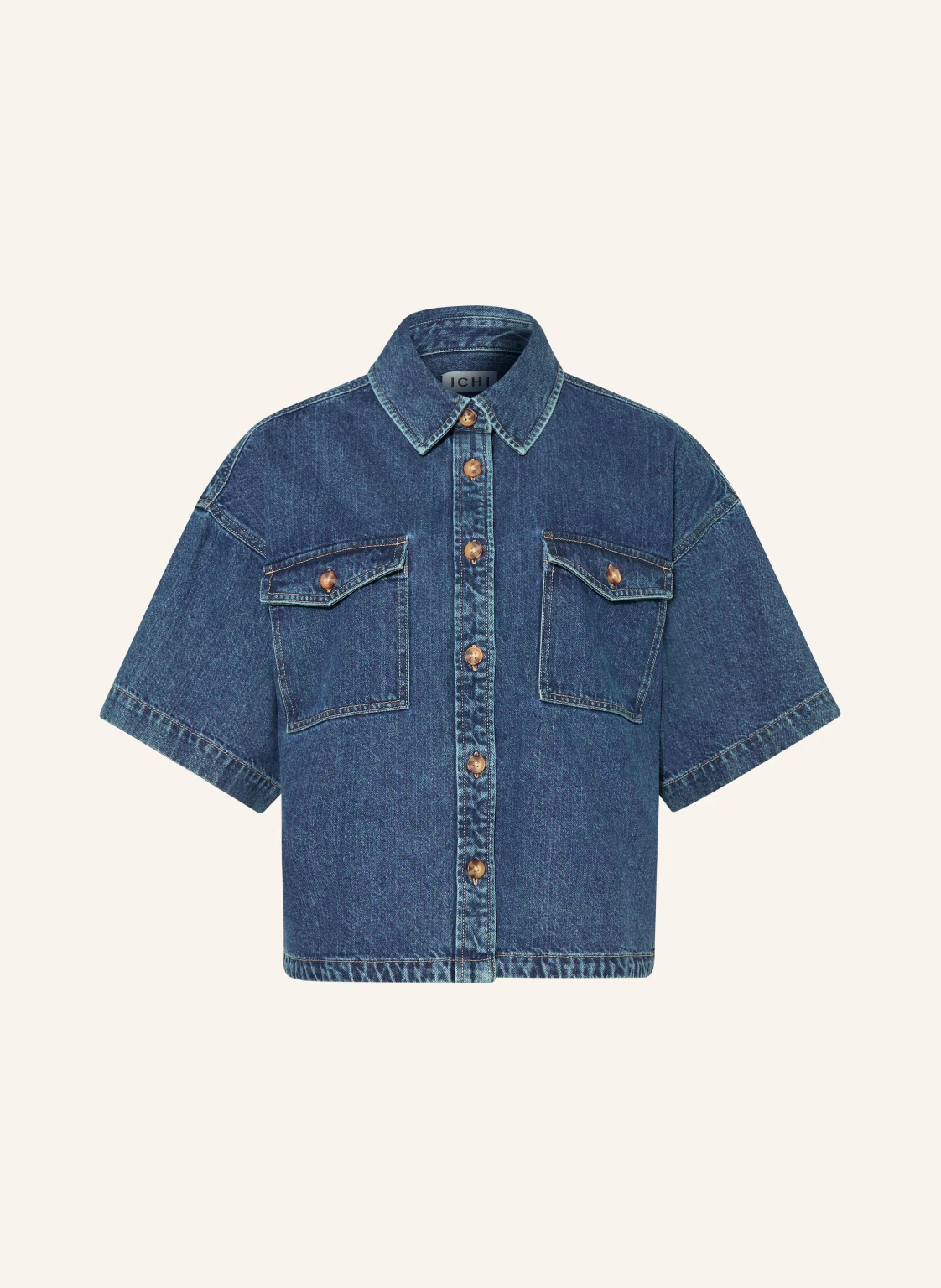 ICHI Jeansbluse IHKAMINA
