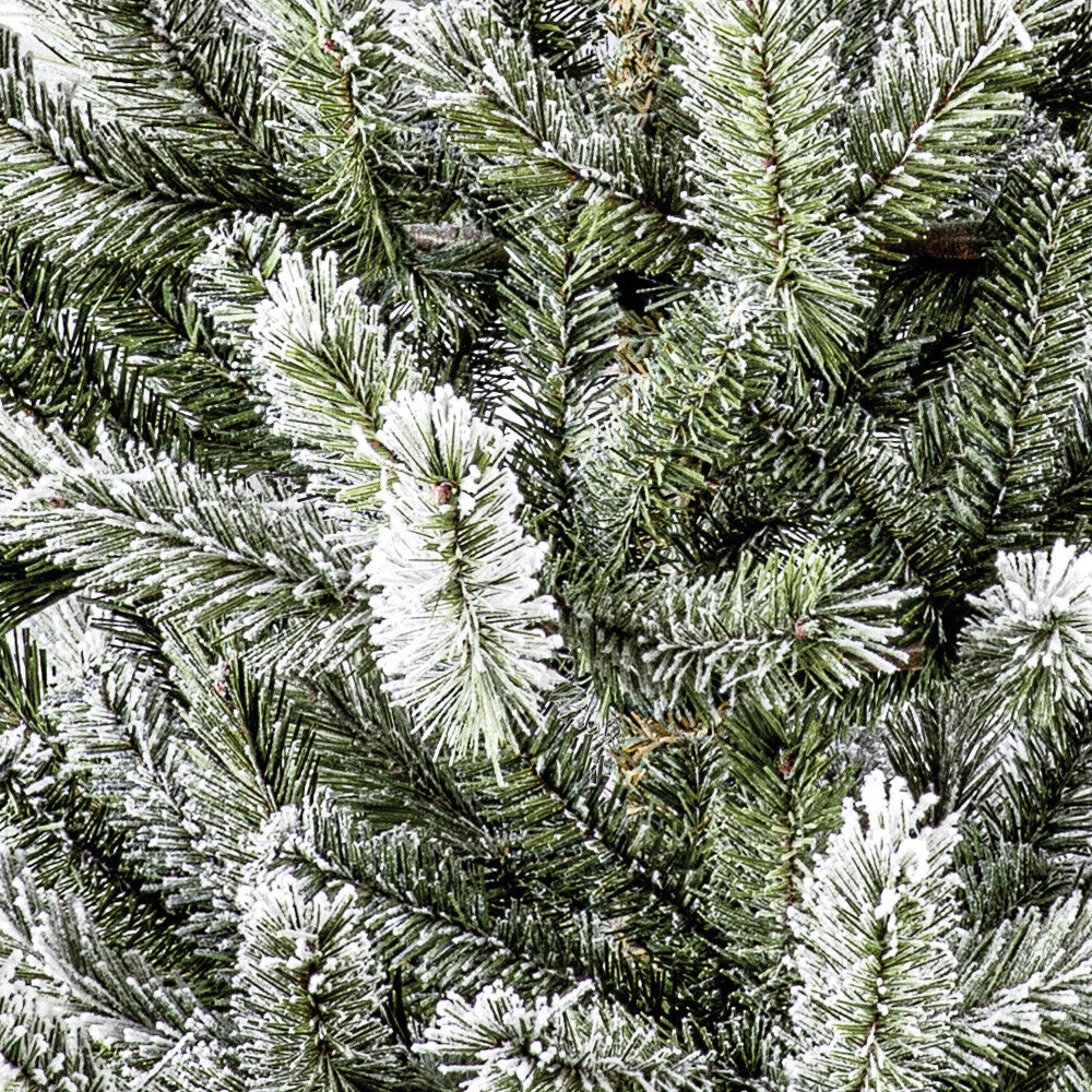 Sapin artificiel enneigé vert 467 branches Ø99xH180cm