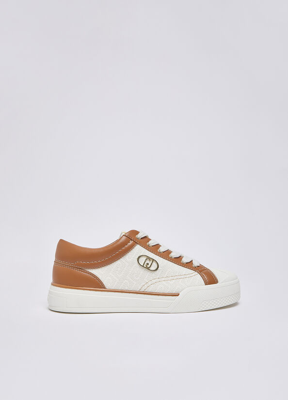 Sneakers con logo monogram