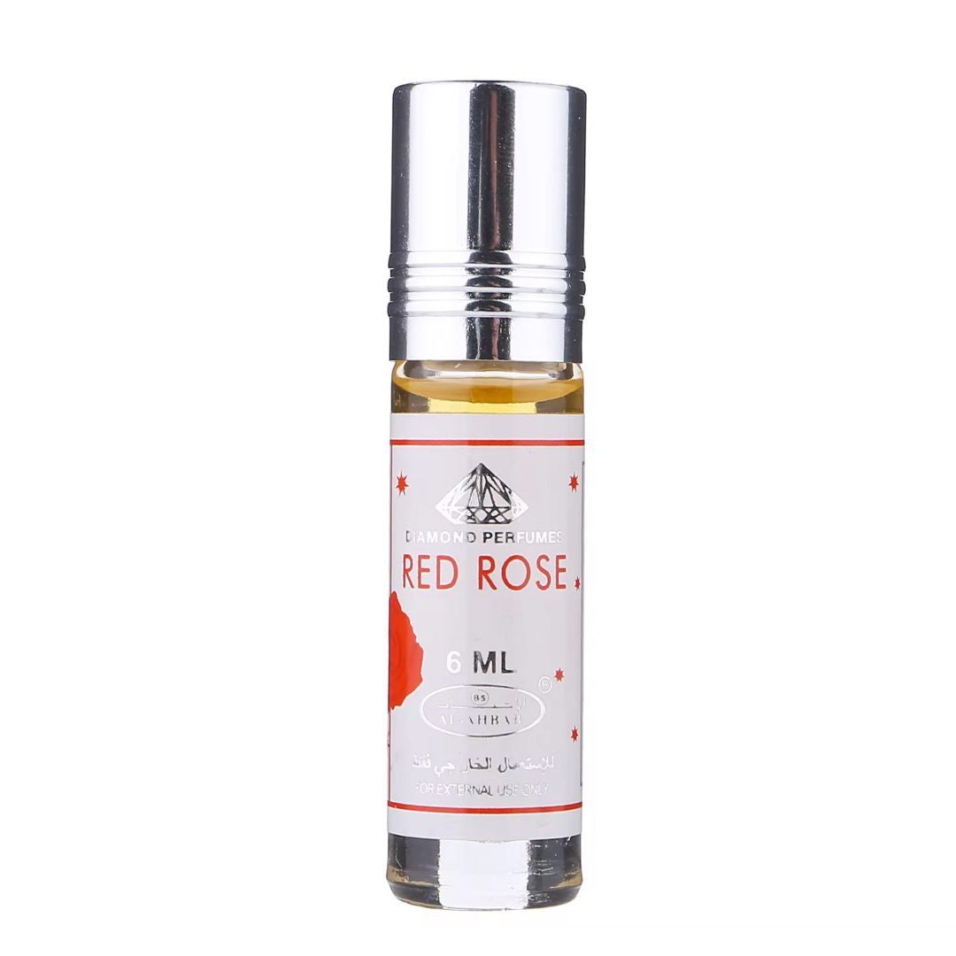 al rehab crown perfumes Red Rose 6ml Concentrated Perfume Oil by Al-Rehab for Women