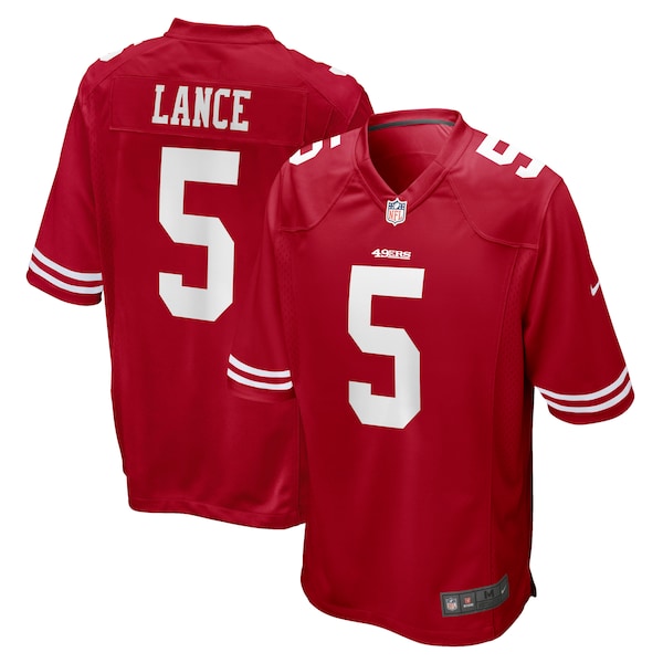 Trey Lance San Francisco 49ers Nike Game Jersey - Scarlet/Red