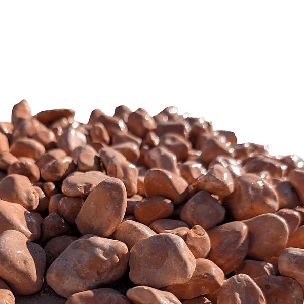 Galet rose de marbre 12/25 - Big Bag 800 kg - 10M²
