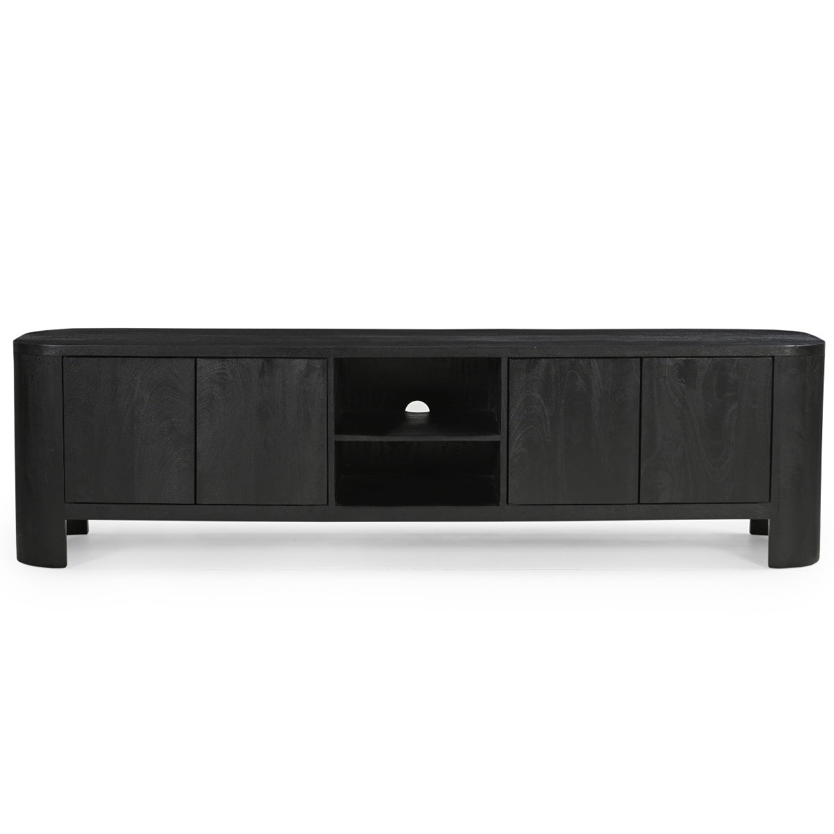 Giga Meubel Tv-Meubel Mitchel - Mangohout - Zwart - 200cm