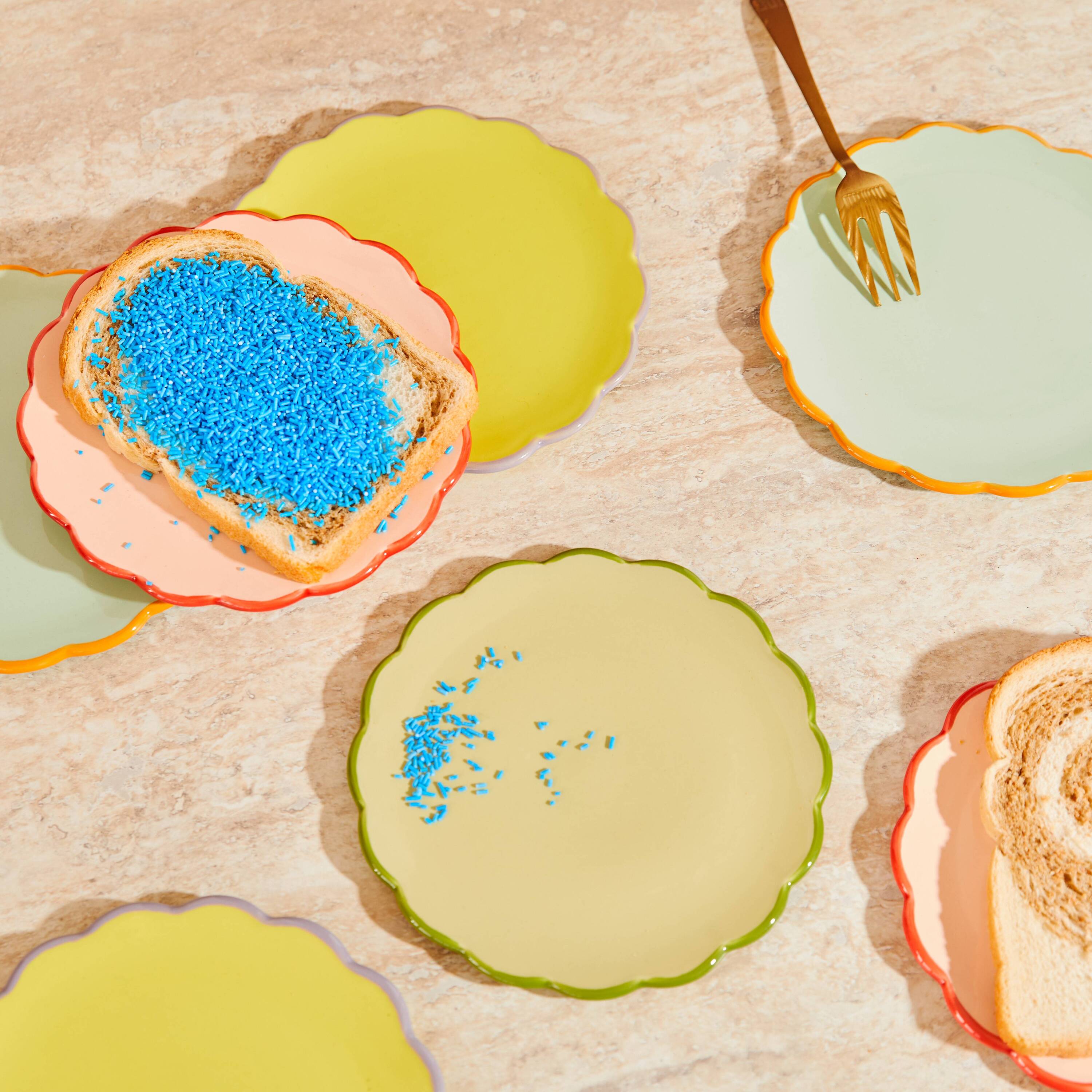 Urban Nature Culture Good Morning Gebaksbord Sculpted - Pale Green - 4