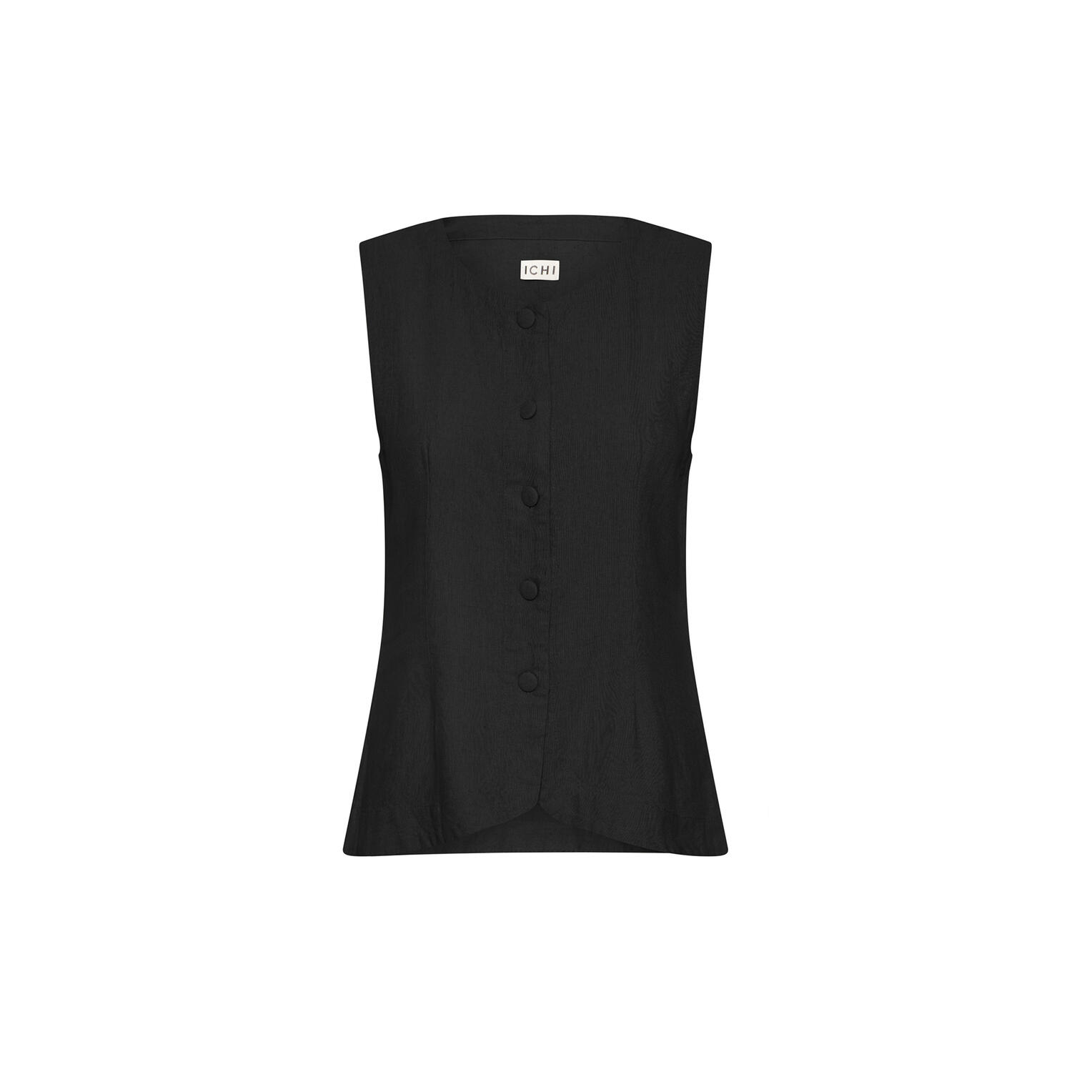 IHLINNO Waistcoat, black