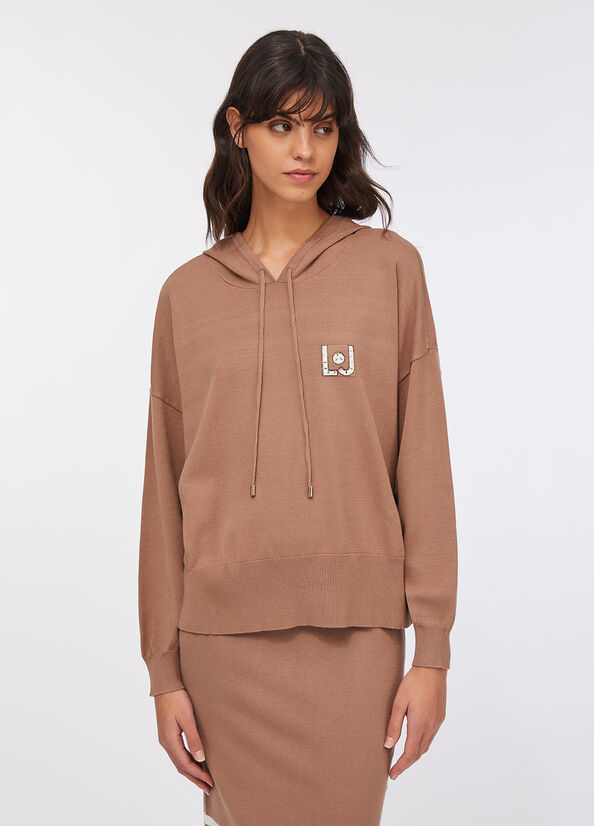 Felpa in maglia