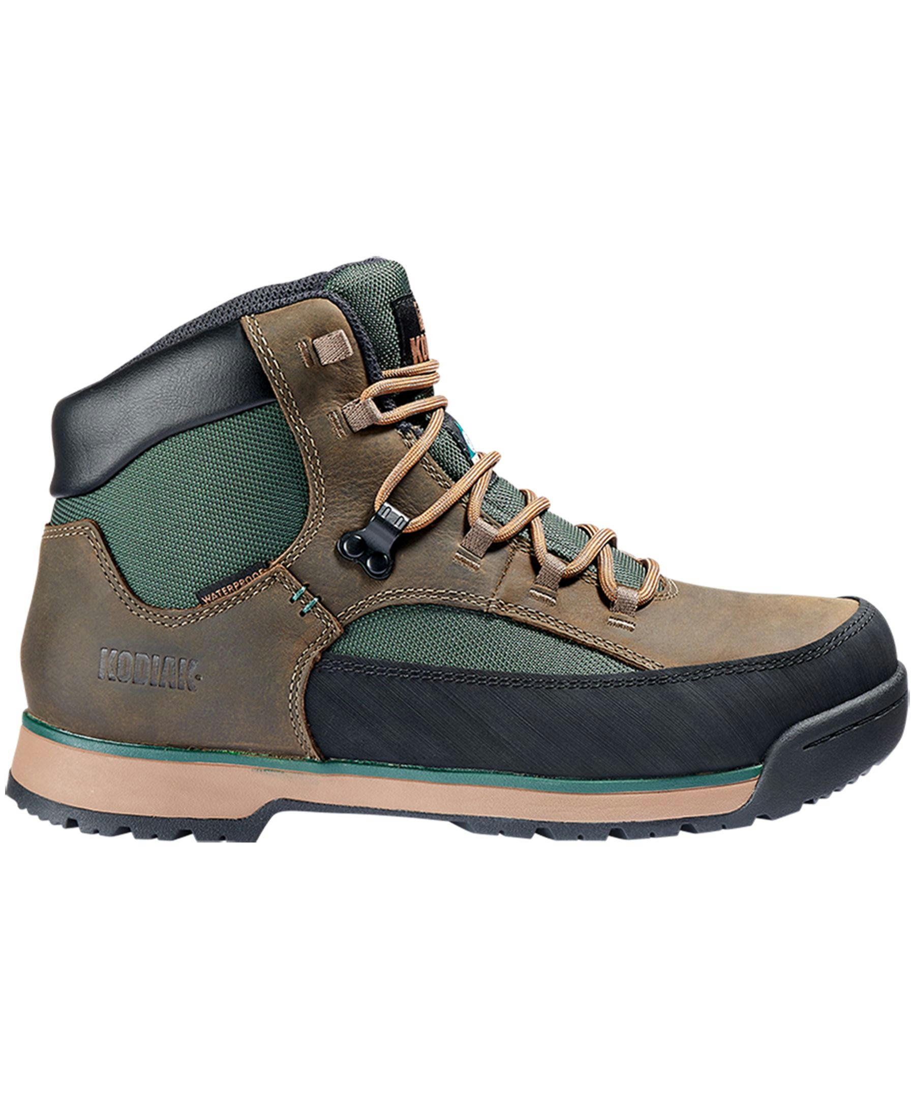 Kodiak Men's Greb Steel Toe Composite Plate Waterproof ComfortZone Safety Hikers