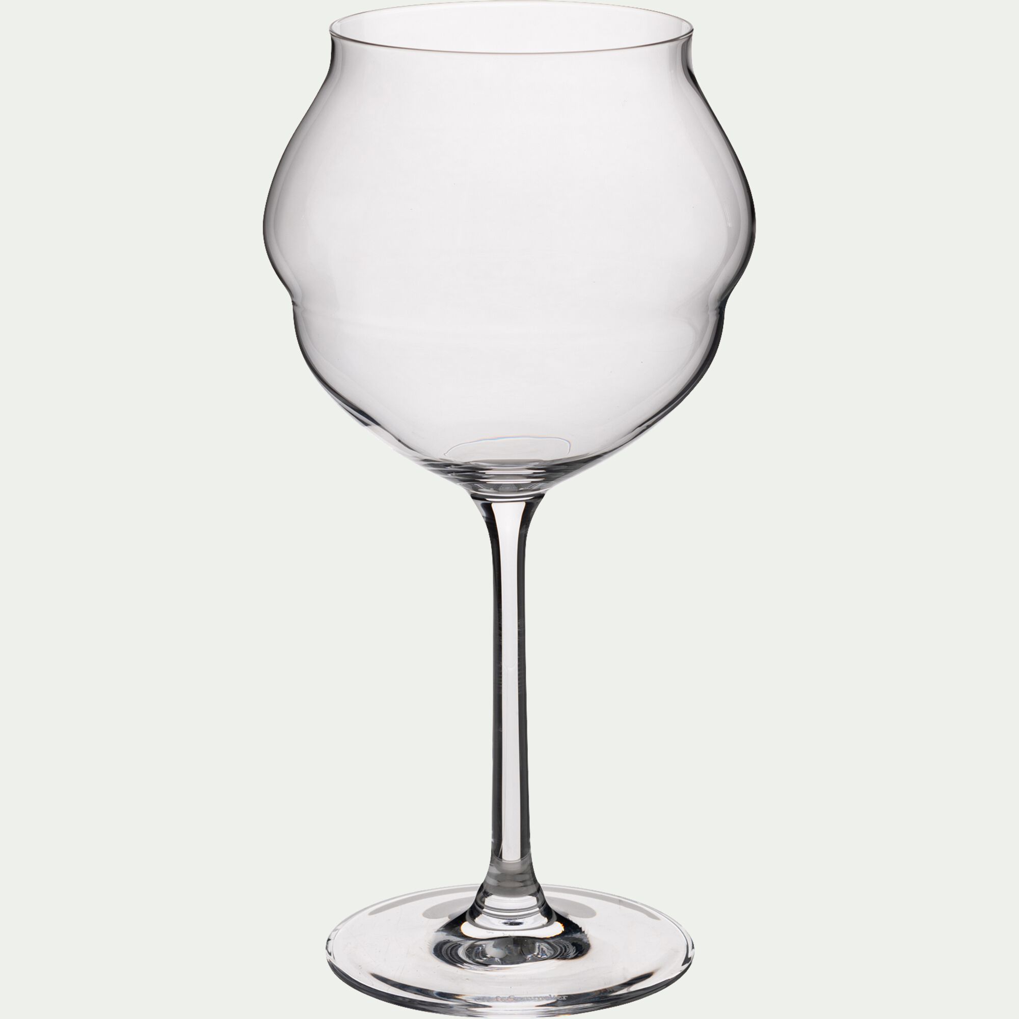 MACARON - Coffret de 6 verres à pied en cristallin 50cl - transparent