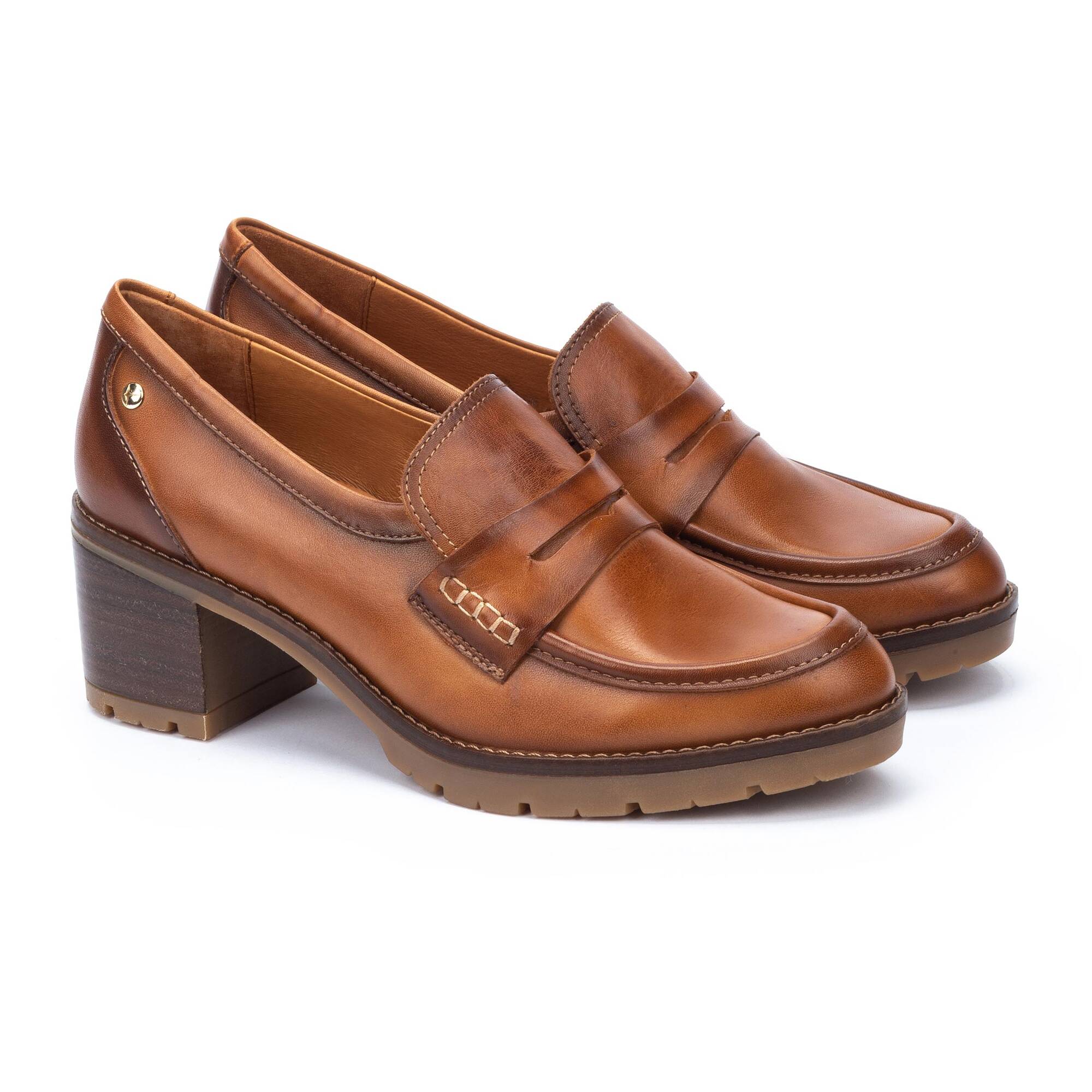 LLANES - Mocasín con tacón medio para mujer
