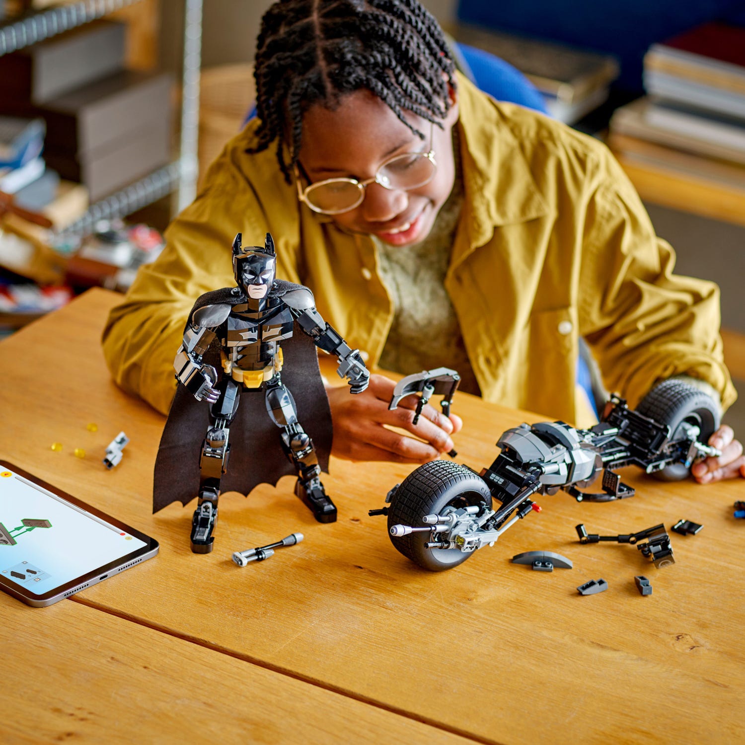 Personaggio Batman con Bat Pod - Lego DC