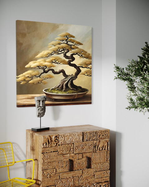 Feeby Obraz na płótnie, Drzewko bonsai Japonia 30x30