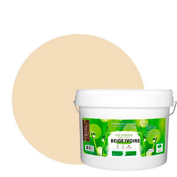 Beige Ivoire Peinture interieur aspect mat Natura - Beige Ivoire - 10L