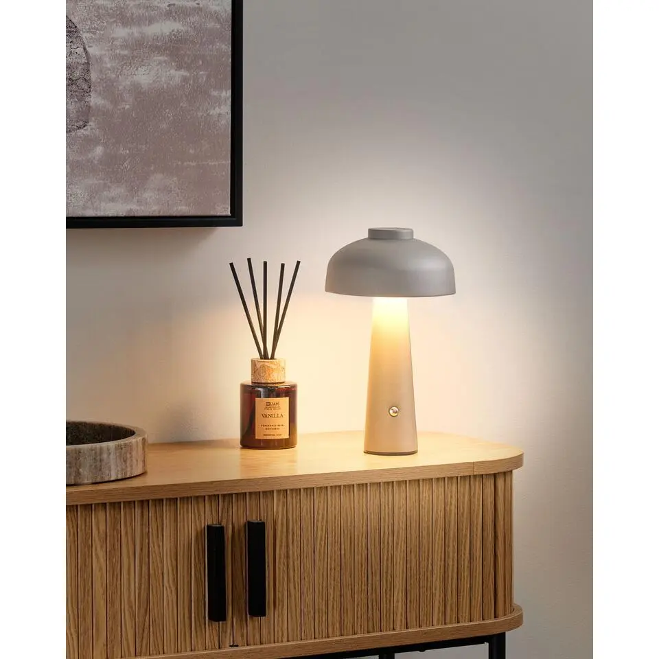 AGUSAN - Tafellamp - Grijs - IJzer