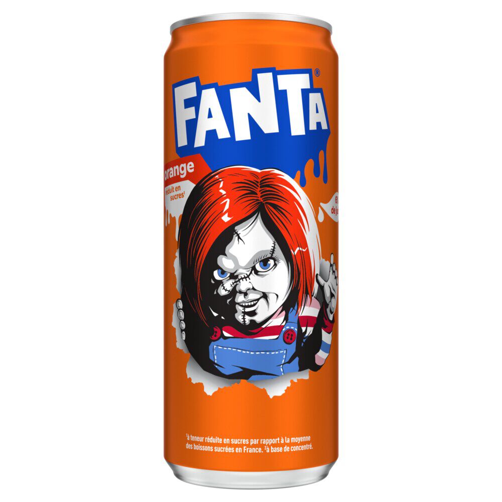 Boisson gazeuse Fanta orange canette 33cl