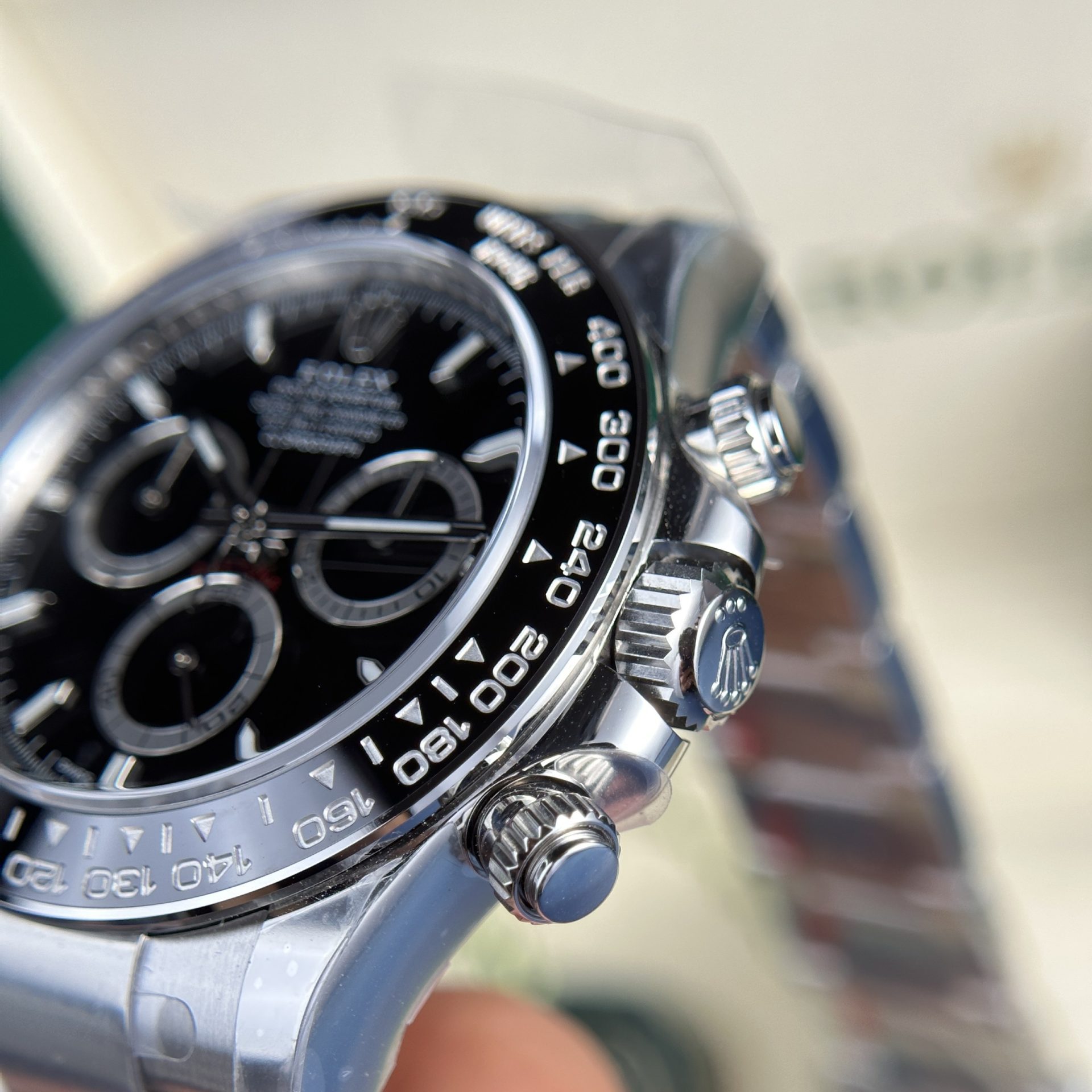 Rolex Daytona 126500LN Godzilla 904L Steel Black Dial 40mm Oyster Super Clone
