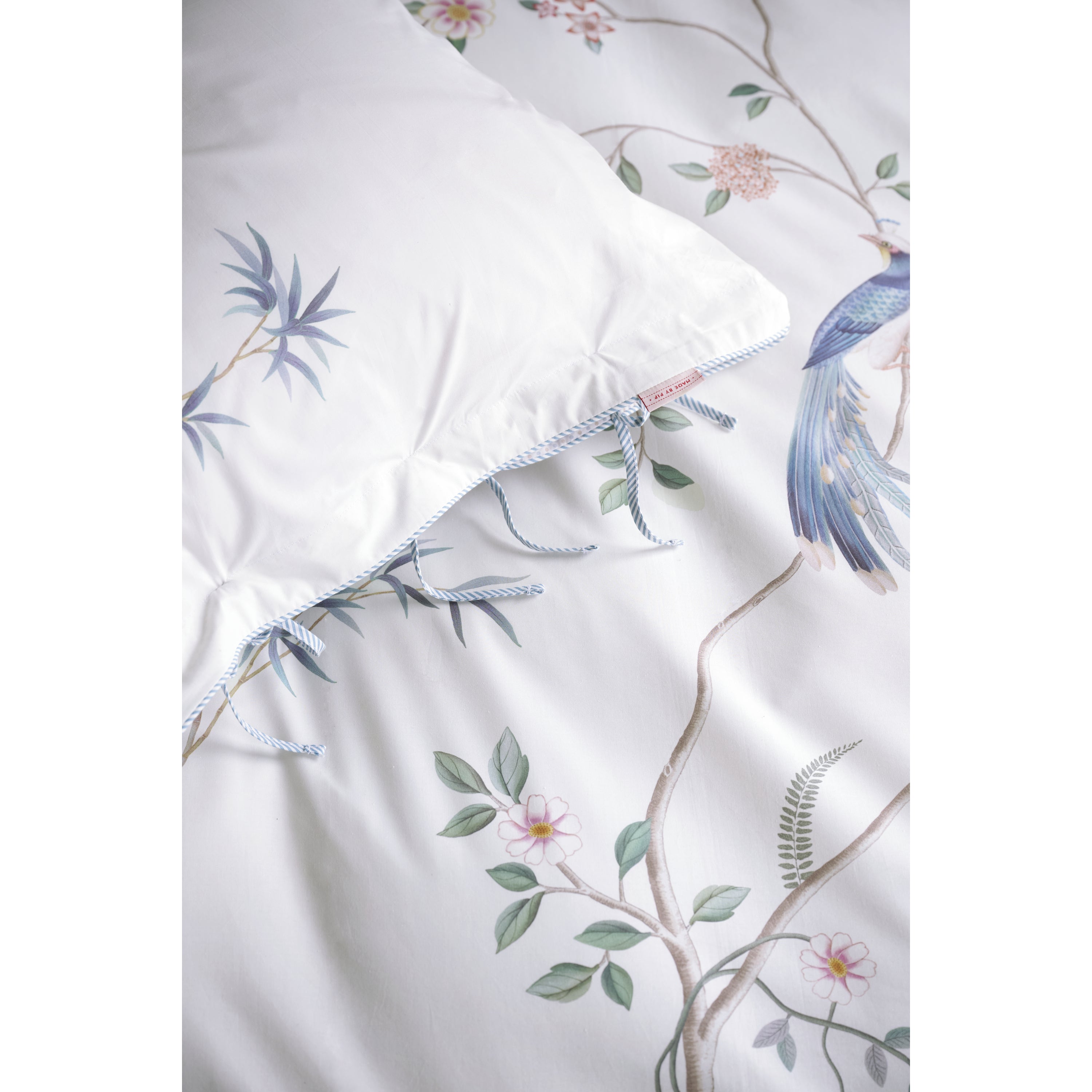 Pip Studio Bamboo Blossom Dekbedovertrek 240 x 200/220 cm - Wit