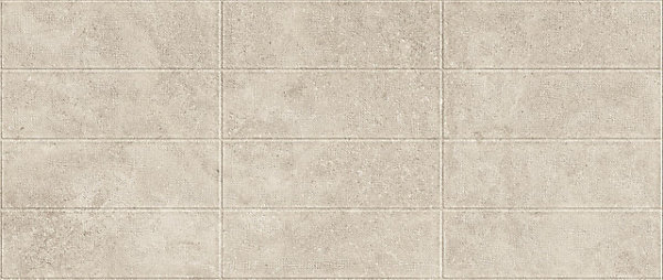 Carrelage effet Pierre 3D Calcaire Gris Brume Brick 120x50x1 cm Mat Rocalta - Mur intérieur (vendu par carton de 1,8 m²) - RO'MA C