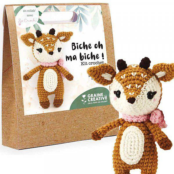 Ma peluche en crochet Amigurumi - Ma petite biche