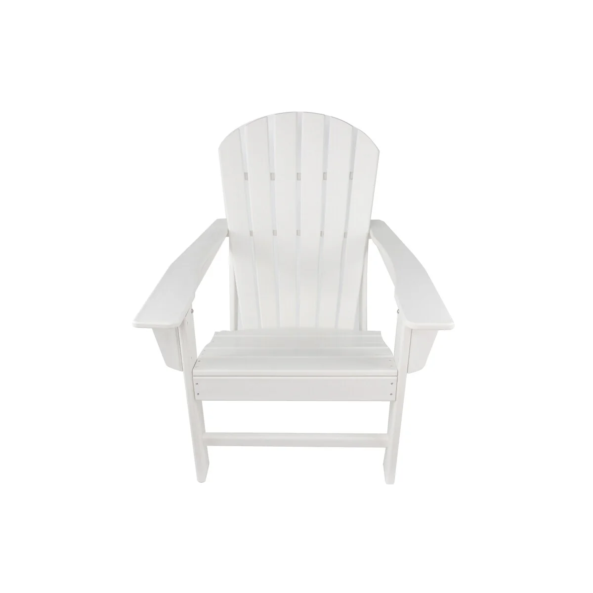 Classic Outdoor Solid All-weather Folding Plastic Adirondack Chair
