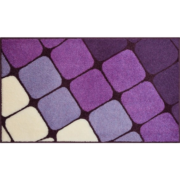 Badematte »Shanga«, BxL: 70 x 120 cm, violett, aus 100% Polyacryl
