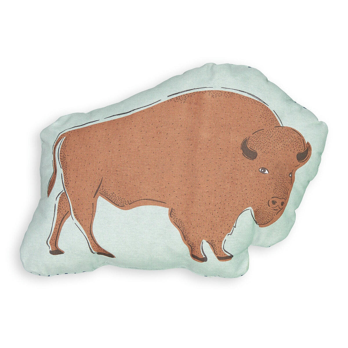 Coussin bison, Terre Sauvage