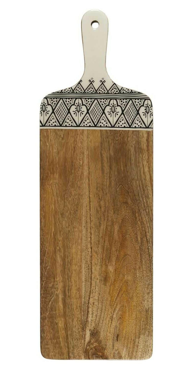 Deska do serwowania BOHO ART 58x19 cm z drewna mango