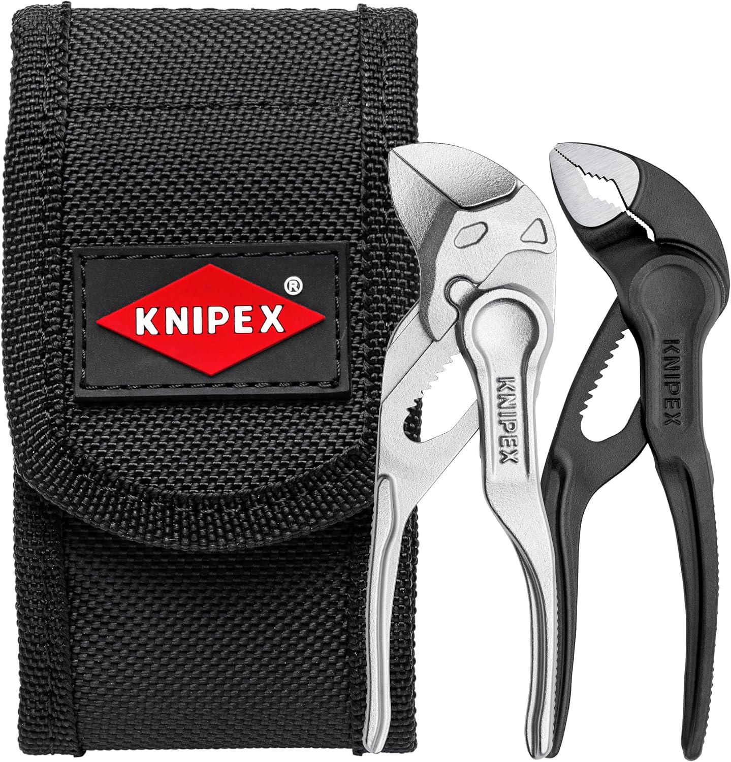 KNIPEX Tools 00 20 72 V04 XS 2 Pc Mini Pliers Set XS in Belt Pouch