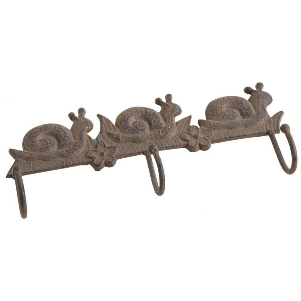 - Patère escargot 3 crochets 3 escargots