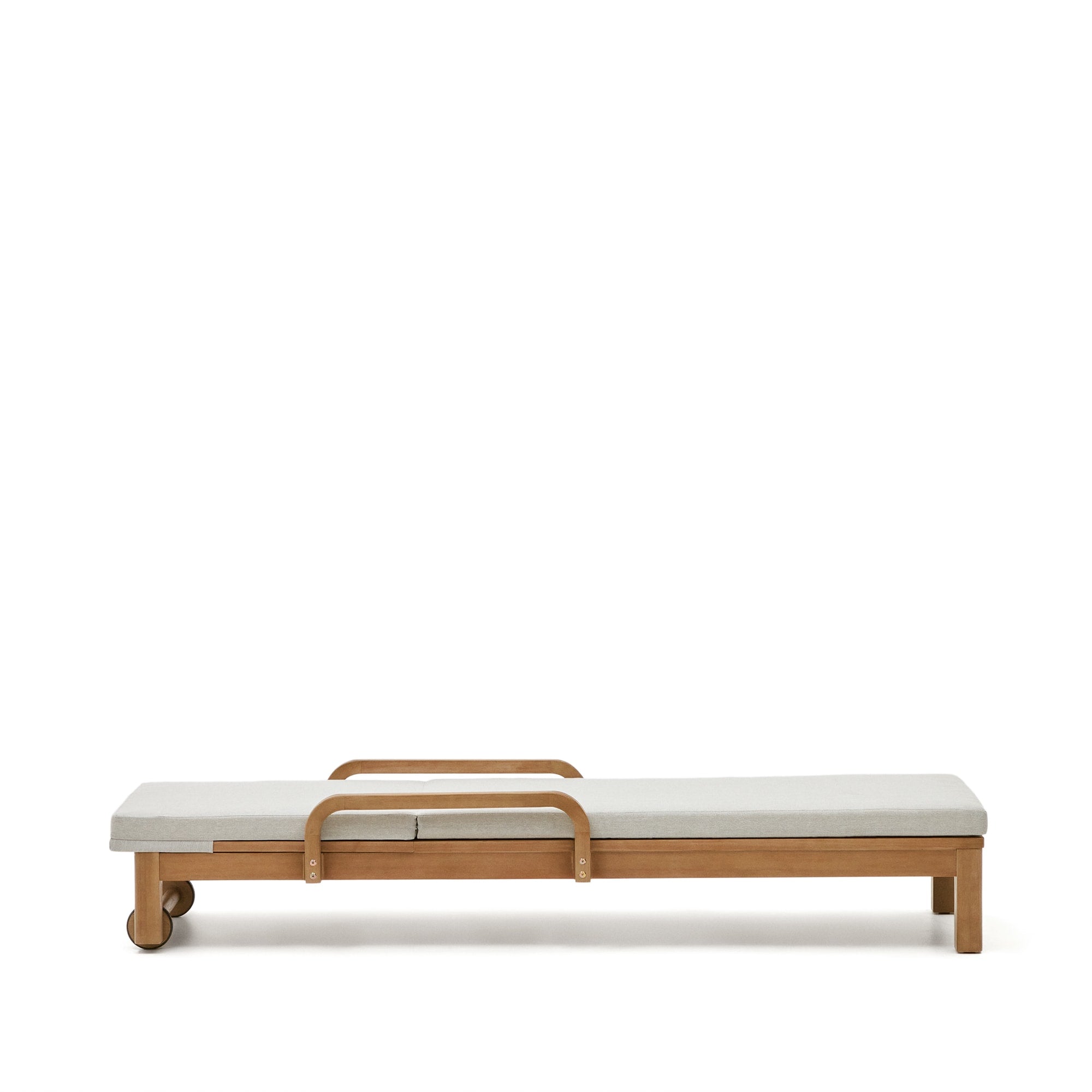 Kave Home - Ligstoel Sonsaura van FSC 100% massief eucalyptushout