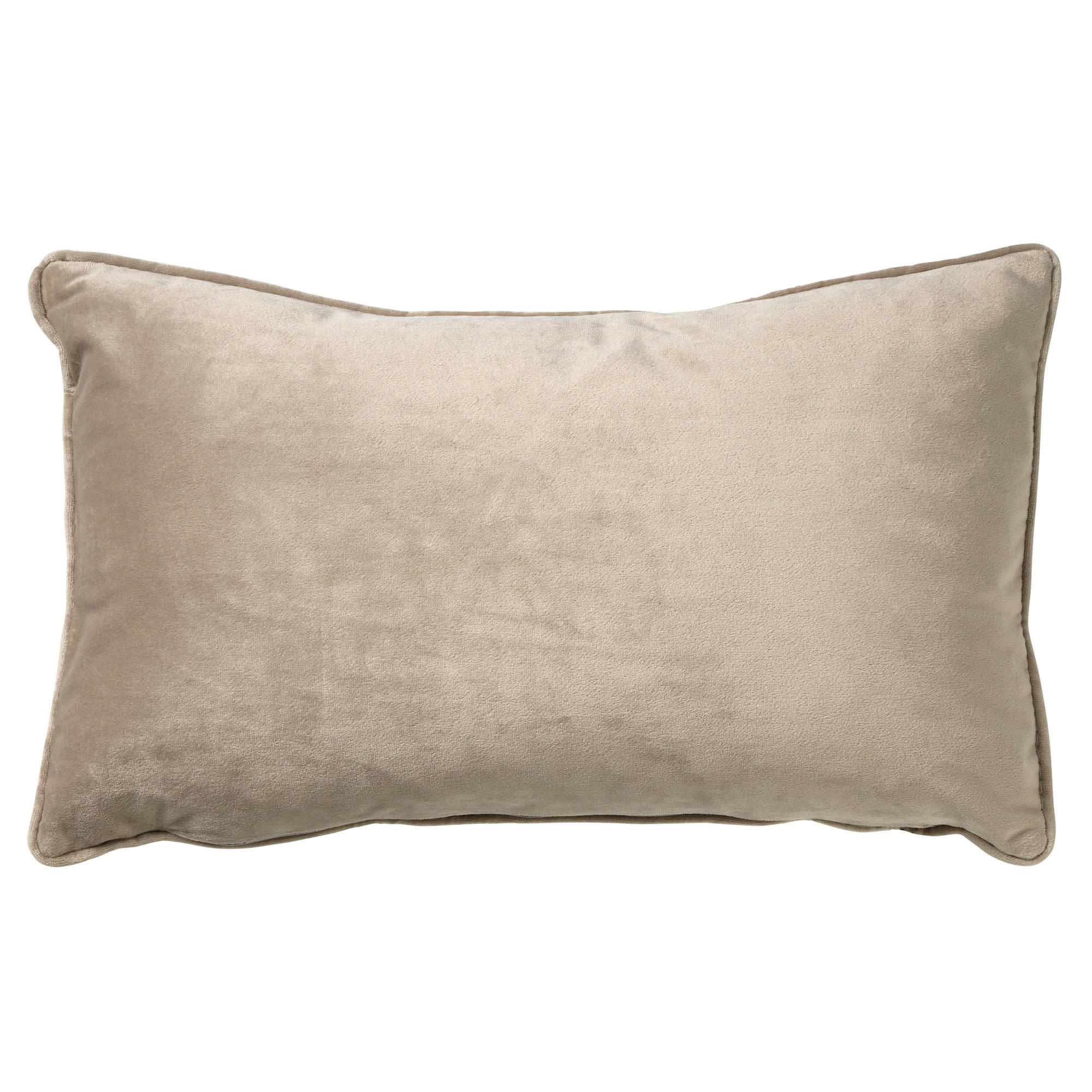 FINN - Coussin - beige en velours 40x60 cm uni