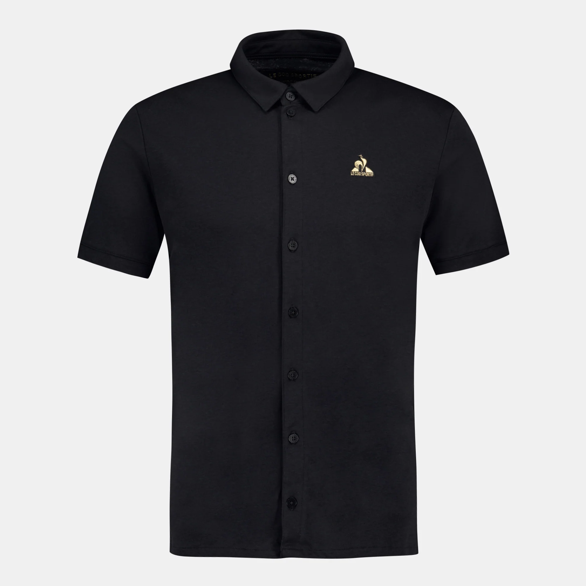 2510101-COQ D'OR Chemisette N°1 M black | Chemise manches courtes Homme