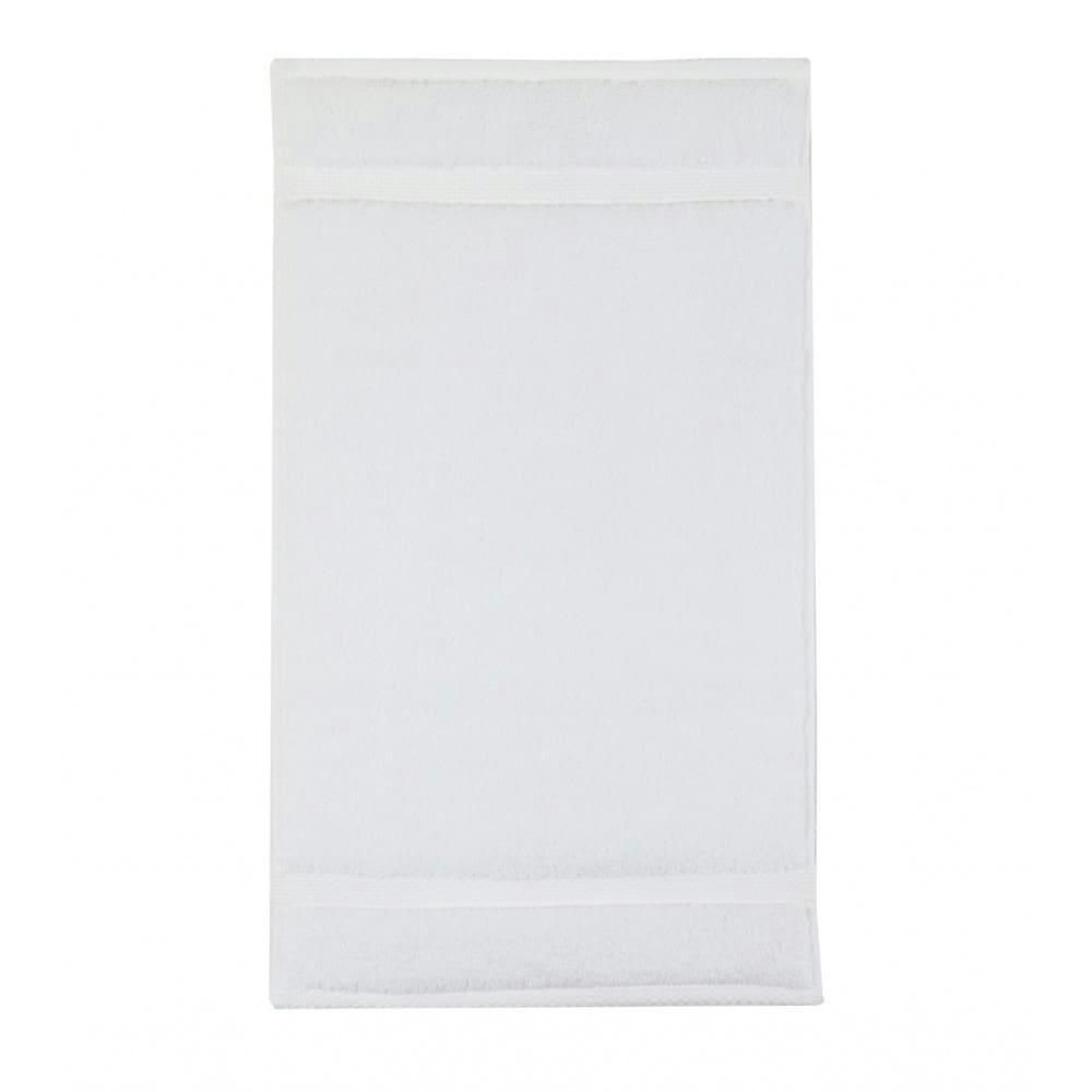 - Serviette invites  pur coton blanc 30x50