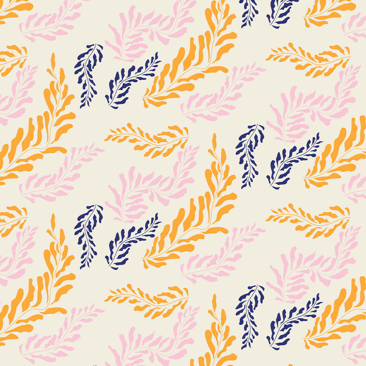 - Coussin motif imprimé lin polyester jaune 40x40cm